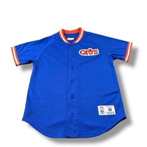 Mitchell & Ness NBA Cleveland Cavaliers Retro Shooting/Warm-Up Jersey Mens M EUC